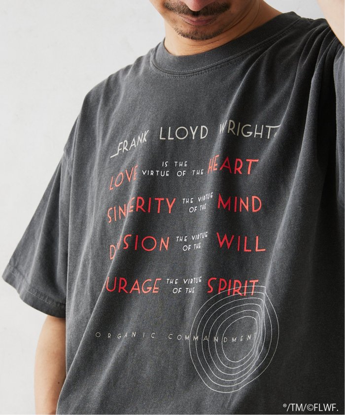 《予約》【Frank Lloyd Wright / フランク・ロイド・ライト】 別注Tシャツ