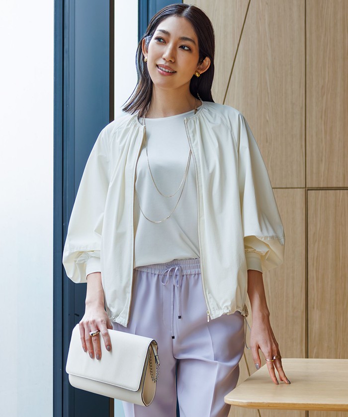 洗える/撥水加工】ナイロン2WAYストレッチ ブルゾン(505970874)｜阪急