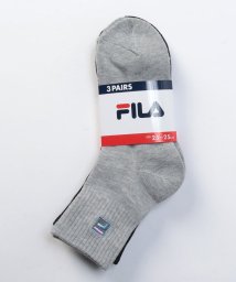 FILA socks Ladies/無地 Fボックスロゴ ショートソックス 3足組　レディース/505491963