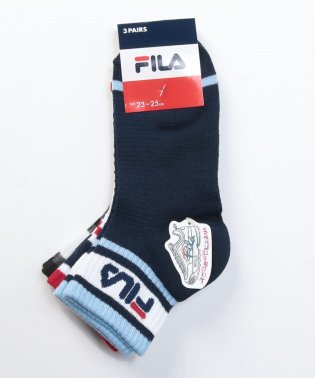 FILA socks Ladies/リブショートソックス レディース/505932936