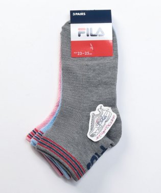 FILA socks Ladies/リブショートソックス レディース/505932937