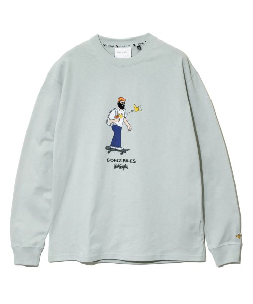 go slow caravan MENS SELECT BRAND(ゴースローキャラバンメンズセレクトブランド)/(What it isNt) L/S TEE/カーキ