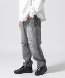 B'2nd(ビーセカンド)/1691(イチロクキューイチ)＠SWEATPANT DENIM/グレー