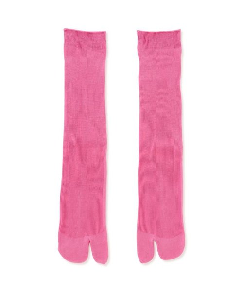 B'2nd(ビーセカンド)/MARCOMONDE（マルコモンド）high gauge cotton tabi socks/ピンク
