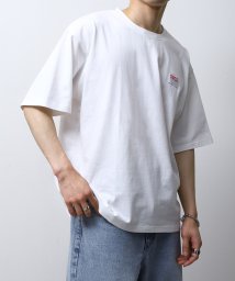 ZIP FIVE(ジップファイブ)/ワンポイント半袖Tシャツ/ホワイト系3