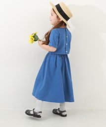 devirock/バックスリットロングワンピース 子供服 キッズ 女の子 半袖ワンピース ノースリーブワンピース ワンピース /505226054