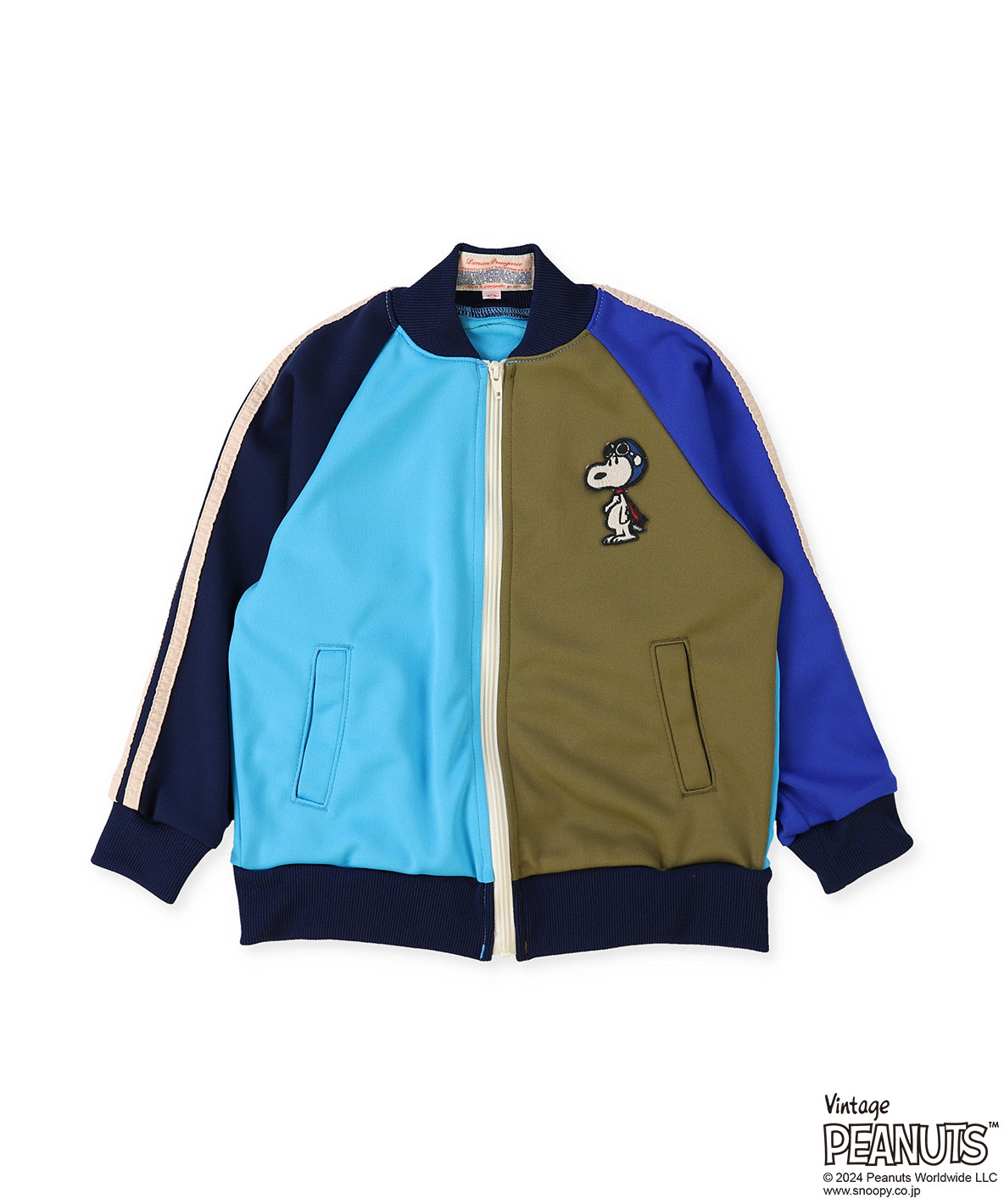 Denim&Dangaree デニムダンガリーSNOOPY ジャケット デニムダンガリー DENIM DUNGAREE Tompkin Fleece SNOOPY Patch