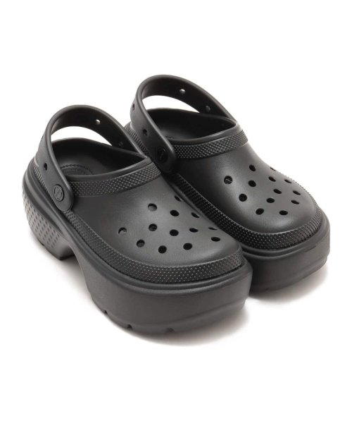 crocs(クロックス)/クロックス ストンプ クロッグ/ブラック