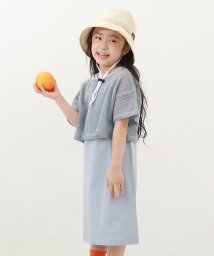 devirock/【セットアップ】メッシュTシャツ＆アメスリワンピース 子供服 キッズ 女の子 セットアップ オールインワン /505969530