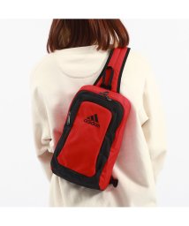 Adidas(アディダス)/アディダス ボディバッグ adidas 大きめ A5 6L ショルダーバッグ スポーツ キッズ 中学生 高校生 斜めがけ ワンショルダーバッグ 63792/レッド