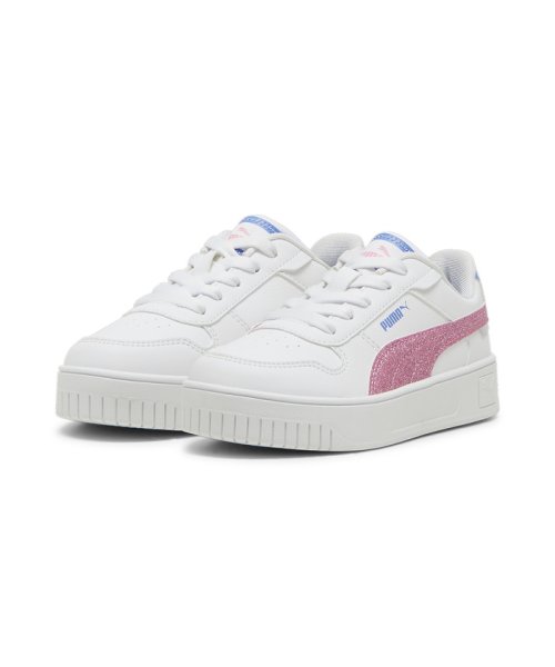 PUMA(PUMA)/キッズ ガールズ キャリーナストリート ディープダイブ スニーカー 17－21cm/PUMAWHITE-FASTPINK-BLUESKIES