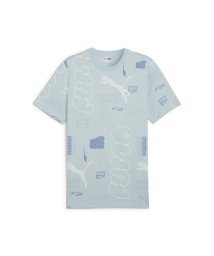 PUMA(プーマ)/メンズ CLASSICS ブランド ラブ AOP 半袖 Tシャツ/TURQUOISESURF-AOP