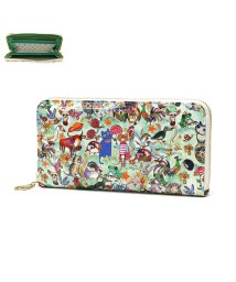 tsumori chisato CARRY(ツモリチサトキャリー)/ツモリチサト 長財布 tsumori chisato CARRY 財布 ウォレット ラウンドファスナー 猫 レザー 日本製 森のどうぶつたち 57722/ホワイト