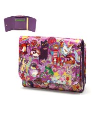 tsumori chisato CARRY/ツモリチサト 三つ折り財布 かわいい tsumori chisato CARRY 財布 レザー コンパクト 猫 お洒落 日本製 森のどうぶつたち 57721/505971635