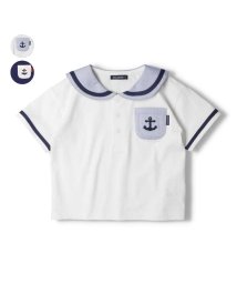 moujonjon/【子供服】 moujonjon (ムージョンジョン) セーラーカラー半袖Tシャツ 80cm～140cm M32501/505971845