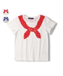 moujonjon/【子供服】 moujonjon (ムージョンジョン) スカーフプリント半袖Tシャツ 80cm～140cm M42800/505971852