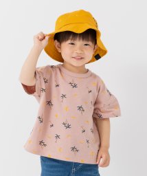 chil2(チルツー)/総柄ワイド半袖Tシャツ/バナナ