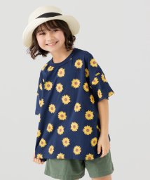 chil2/総柄ワイド半袖Tシャツ/505971967