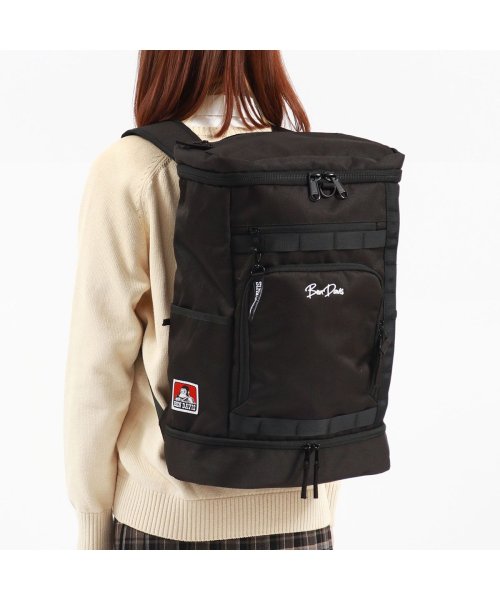 BEN DAVIS(BEN DAVIS)/ベンデイビス リュック 大容量 通学 BEN DAVIS ボックス型 高校生 中学生 大学生 パソコン 29L BOX DAYPACK BDW－8362/ブラック