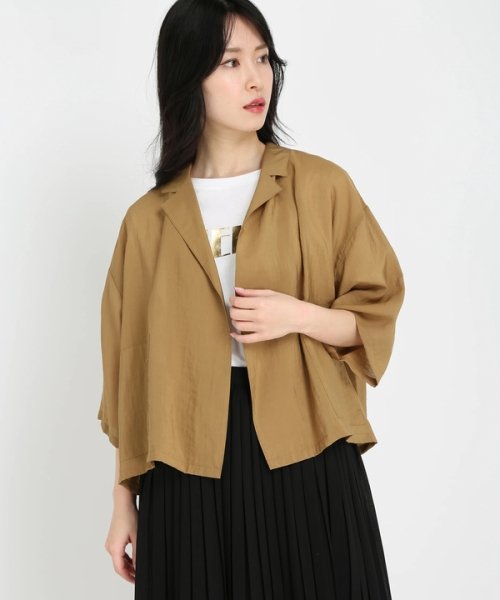 ノーカラージャケット 