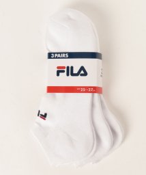 FILA socks Mens/ロゴ アンクルソックス 3足組 メンズ/505491959