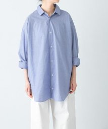 KAGURE(かぐれ)/『ユニセックス』コットンビッグシャツ/BLUE