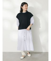 CRAFT STANDARD BOUTIQUE/【洗える】ニットベスト+シャツワンピース－SET/505893831