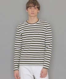 MACKINTOSH LONDON(MACKINTOSH LONDON（メンズ）)/コットンボーダークルーネックロングTシャツ/グリーン