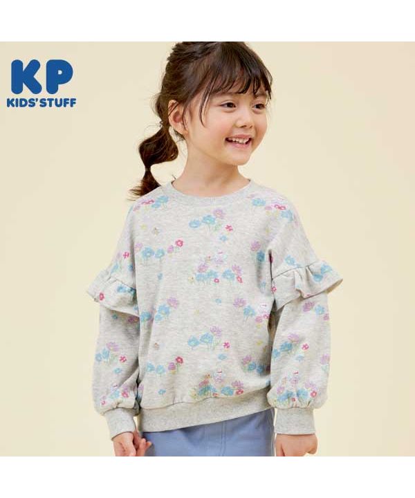 セール】KP(ケーピー)【日本製】フェアリーmimiちゃん総柄袖フリル  