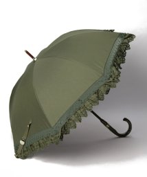POLO RALPH LAUREN(umbrella)(ポロラルフローレン（傘）)/晴雨兼用日傘　エンブフリル/カーキ