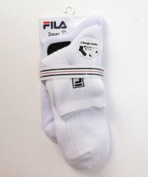 FILA socks Mens/カラーリブショートソックス 2足組 メンズ/505932928