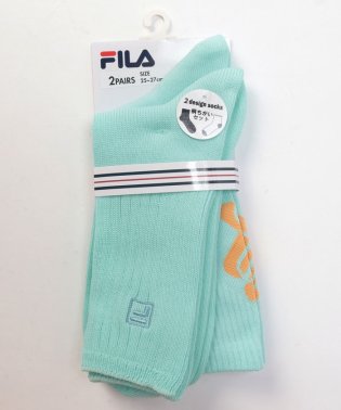 FILA socks Mens/ロゴ カラーソックス 2足組 メンズ/505932932