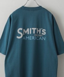 coen(coen)/SMITH’S（スミス）別注ロゴプリントTシャツ/ROYAL