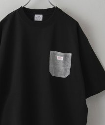 coen(coen)/SMITH’S（スミス）別注ワークポケットTシャツ/BLACK