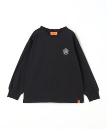 green label relaxing （Kids）(グリーンレーベルリラクシング（キッズ）)/【別注】＜UNIVERSAL OVERALL＞TJ EX プリントプルオーバー ロングスリーブ 100cm－130cm/BLACK