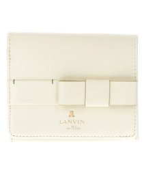LANVIN en Bleu(BAG)(ランバンオンブルー（バッグ）)/シャリテ 内BOX二つ折り財布/アイボリー
