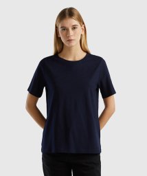 BENETTON (women)(ベネトン（レディース）)/クルーネック半袖Tシャツ・カットソー/ネイビー