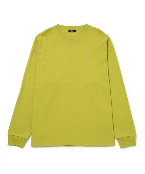 JUNRed(ジュンレッド)/【 POLO BCS別注 】j.n.r.d / ワンポイントロングスリーブTシャツ/ライトグリーン（33）