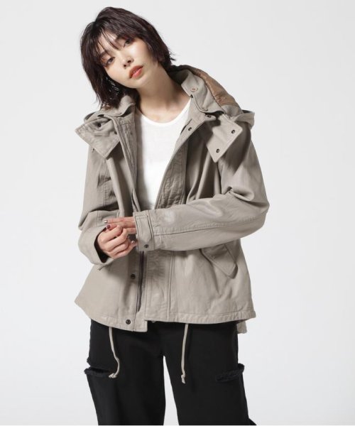 B'2nd(ビーセカンド)/NCB neat caprice brand(エヌシービーニートカプリスブランド) HOODED JACKET/ライトグレー3