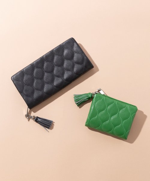 【BEAURE】カウレザー キルティング 財布 ウォレット タッセル ジップ 牛革 ラウンドジップ 長財布 B－20302 人気・おすすめ｜使いやすい・旅行におすすめ 品質保証 全国発送 在庫限り