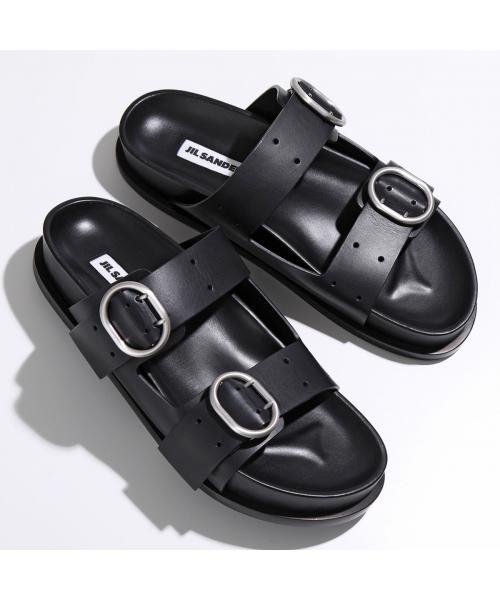 セール】JIL SANDER サンダル J33WP0047 P0503 フラット レザー 