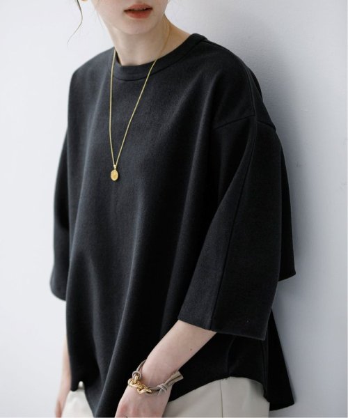 La Totalite(ラ　トータリテ)/【Munich/ミューニック】double face boucle blouse/ブラック