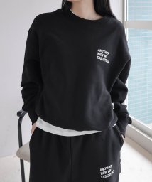 ANME/ANME ロゴ刺繍入り 裏毛 スウェット トップス/505975037