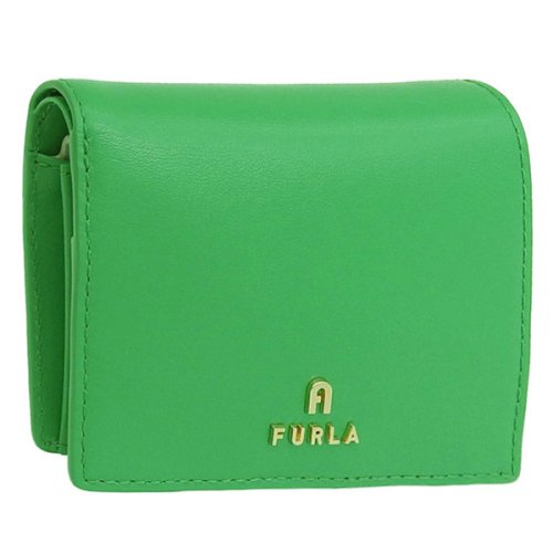 FURLA(フルラ)/FURLA フルラ LUNA S ルナ 二つ折り 財布 レザー/グリーン