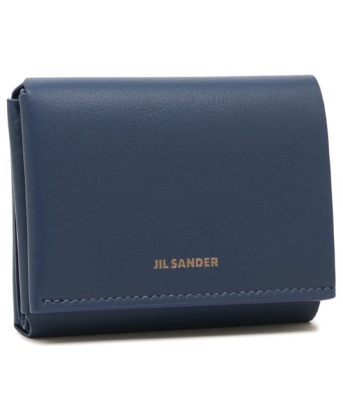 Jil Sander(ジル・サンダー)/ジルサンダー 三つ折り財布 オリガミ ミニ財布 ネイビー ユニセックス JIL SANDER J25UI0005 P5995 425/その他