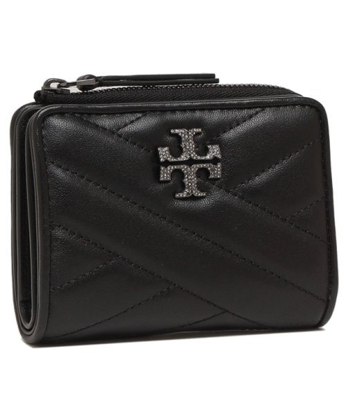 TORY BURCH(トリーバーチ)/トリーバーチ 二つ折り財布 キラ ミニ財布 ブラック レディース TORY BURCH 156005 001/その他