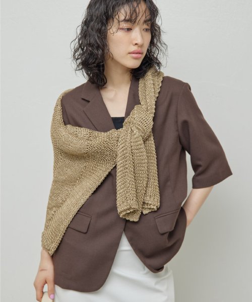 ハーフスリーブシングルジャケット 