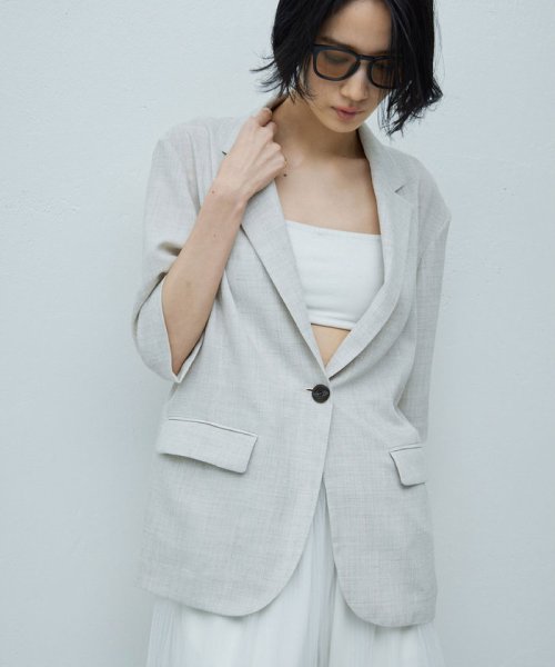 ハーフスリーブシングルジャケット 