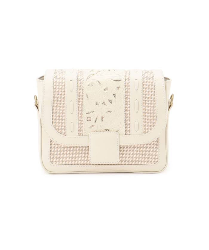 GRACECONTINENTAL Cutwork mini Bag エクリュ F GRACECONTINENTAL Cutwork mini Bag エクリュ F