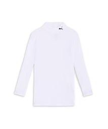 PUMA(PUMA)/キッズ ボーイズ コンプレッション モックネック 長袖 シャツ 120－160cm/PUMAWHITE-BLACK